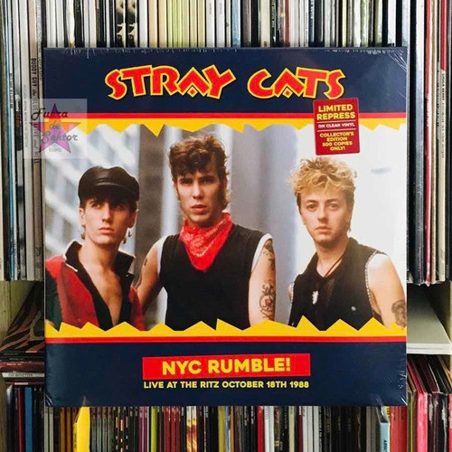 Vinilo Stray Cats Nyc Rumble! Live At The Ritz Eu Import. 0