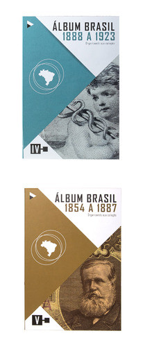 2 Álbuns Para Moedas Réis Império 1854 A 1923 0