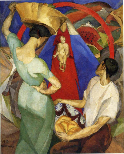 Cuadros De Diego Rivera - Baile De Tehuantepec - 70 X 100 1