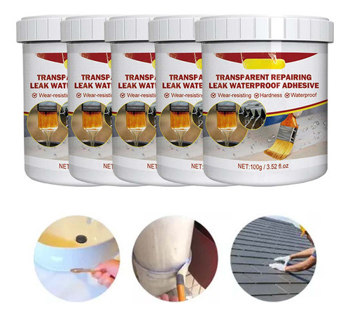 Selante 500g De Reparo De Isolamento Impermeável+escova 0