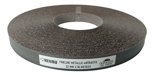 Canto Rehau Fineline Metallic Antracita 22mmx 10m Pree Egger 0