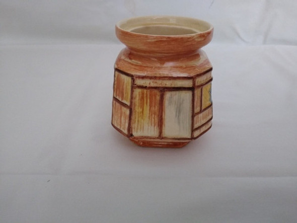 Loza Inglesa Pote Pintado A Mano Sandland 1