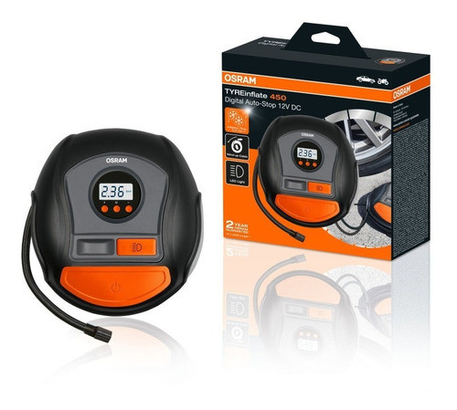 Inflador Osram 12v Auto Linterna Led Vehículos Camping 1