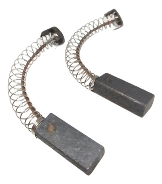 2 Carbones 22x9x6 Con Flexible Resorte Y Terminal Aspiradora 0