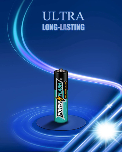 Power Flash Pilas Aaa Con Fecha Fresca, Paquete Industrial D 1