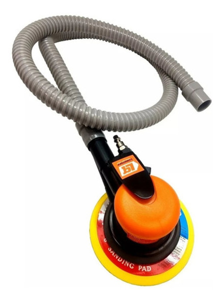 Lijadora Roto Orbital Neumática Lusqtoff 152 Mm Lx-4076 1