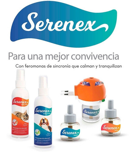 Serenex Para Perro Difusor Y Respuesto 42 Ml. 1