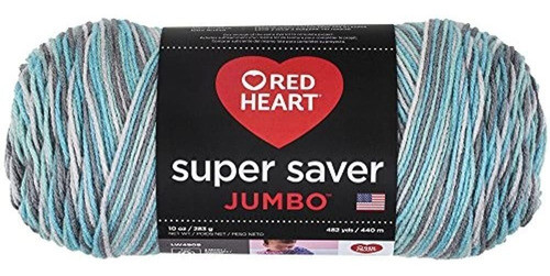 Red Heart Super Saver Jumbo E302c, Islandés, 1446 Pies 0