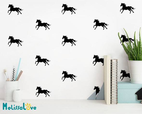 Vinilo Decorativo Pared [7d4lq4v3] Caballo 1