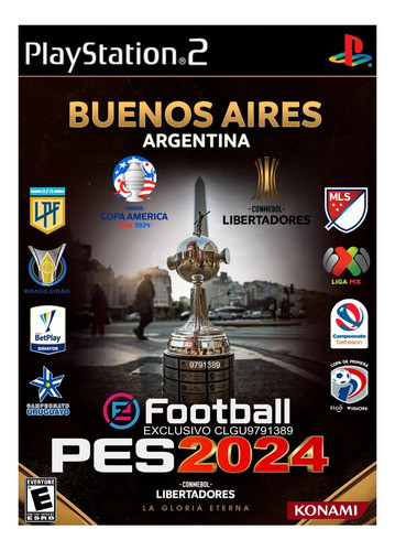 Ps 2 Pes 2024 Copa Libertadores / Copa America 2024 / Sobre 0