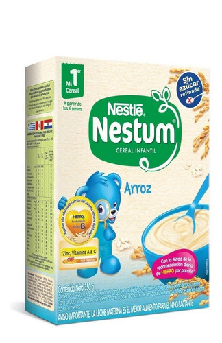 Cereal Infantil Arroz 350g Nestum Nestlé- Bebés Y Niños 0