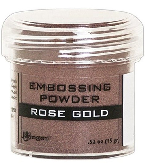 Ranger Oro Rosa Metálico Polvo Para Grabar En Relieve 0