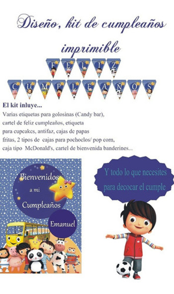 Little Baby Bum Kit Imprimible Personalizado 1