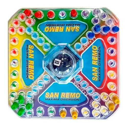 Juego De Mesa Familiar Ludo Clásico Ludomatic Lucky Chess 0