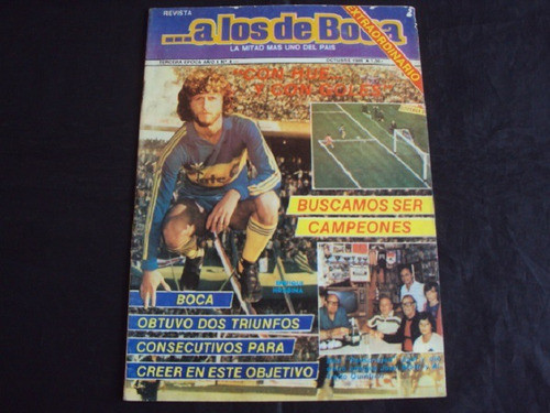 Revista .. A Los De Boca # 4 (c/poster) Tapa Hrabina 0