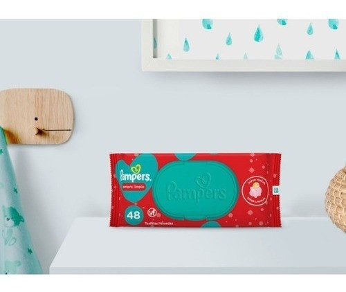Toallitas Húmedas Pampers Siempre Limpio 4x3 192un. 1