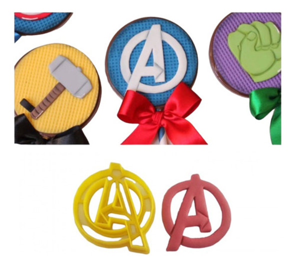Cortador Super Heróis - Símbolo Vingadores 6cm 0