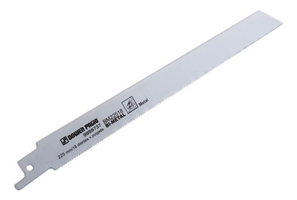 Hojas De Sierra Sable Para Metal 225mm 18d  Dowen Pagio 0
