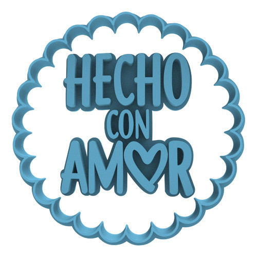 1636 Hecho Con Amor Cortante Para Galletas 0