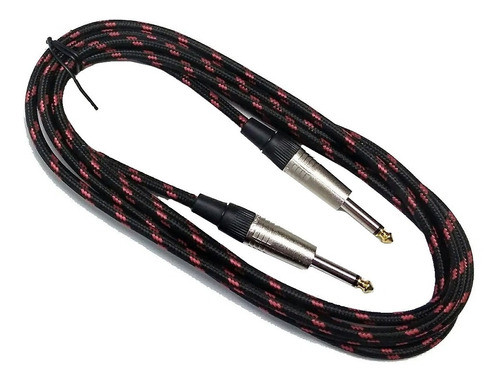 Cable Warwick Plug 6,5 Plug 6,5 X 3mt Rcl 30203 Tejido Black 0