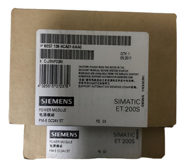 Nuevo En Caja Siemens 6es7138-4ca01-0aa0 6es71384ca010aa0 Mó 0