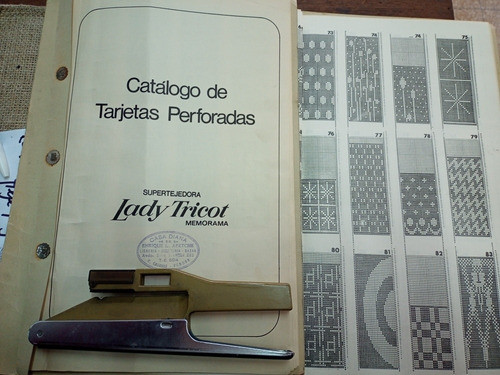Perforadora  De Tarjetas Lady Tricot / Singer 0