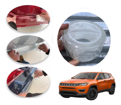 Jeep Compas 2020 Rollo Protector De Para Golpe Trasero Kenny 0