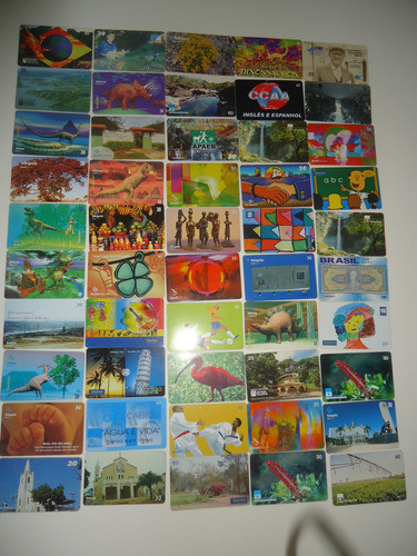 Kit Com 50 Cartões Telefônico-diversos Temas-ref. 07 0