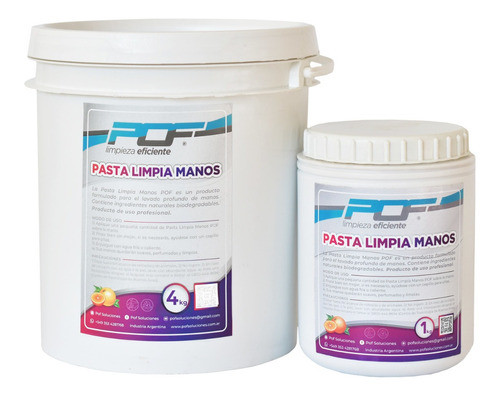 Crema Limpiamanos Pof  X 4 Kilos Citrus 1