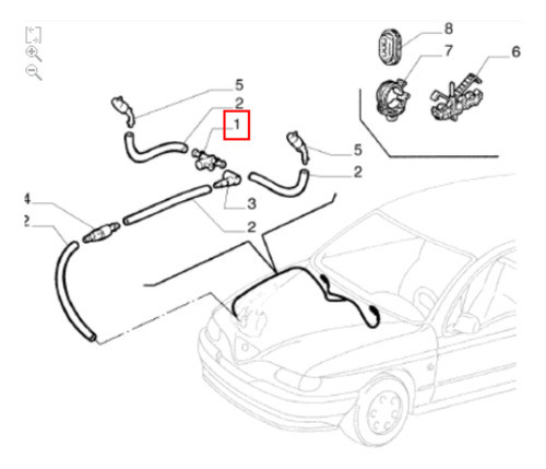 Conexao Y Esguicho Lavador Bravo 2014 2015 2016 Fiat 1