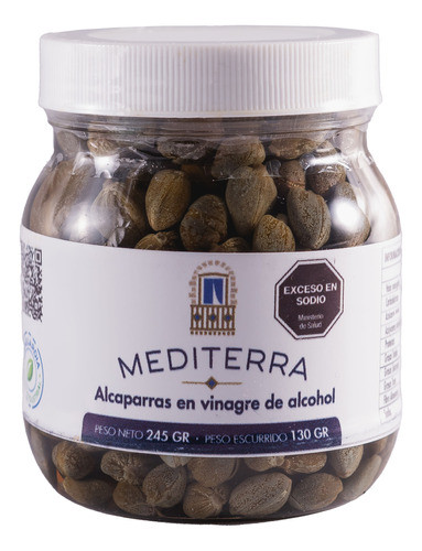 Mediterra Alcaparras Medianas X 130grs 0