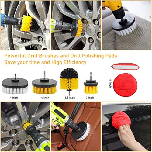 Jaronx 22 Cepillos Para Neumáticos De Rueda Para 1