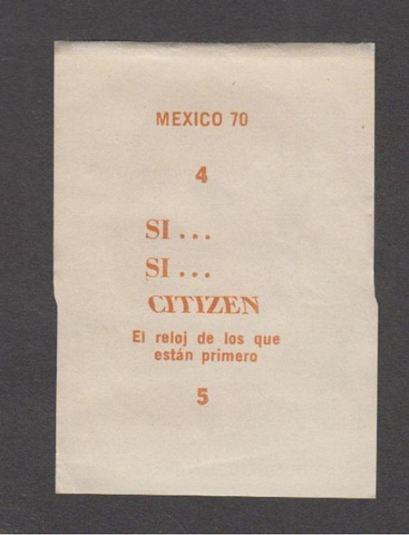 Maracanazo Futbol Uruguay Tarjeta Obdulio Varela Album 1970 1