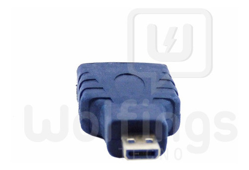 Ficha Conector Adaptador Hdmi Hembra A Micro Hdmi Macho Hdtv 0