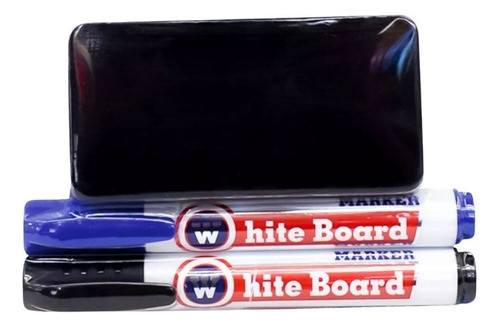 Marcadores Para Pizarra X2 Con Borrador En Blister Tcs 0