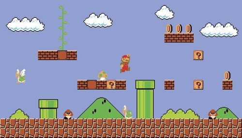 Vinilo Decorativo Pared [1c41qkym] Super Mario 1