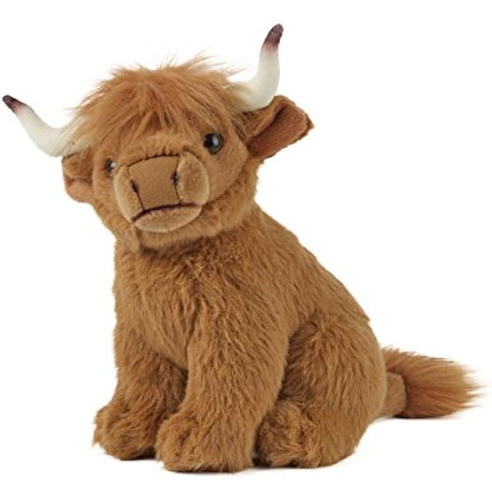Peluche De Naturaleza Viva - Pequeña Vaca De Montaña (20cm) 0