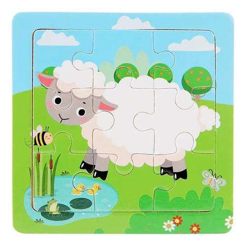 Puzzle Infantil En Madera 9pcs X 12 Sorpresitas Cumpleañod 1