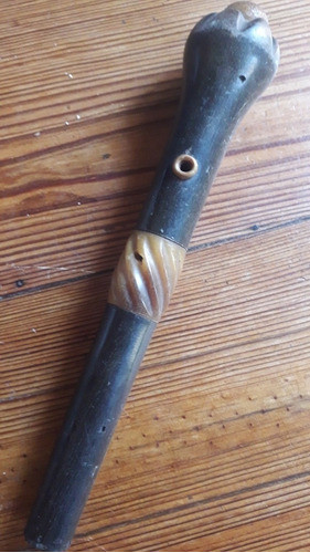 Antiguo Mango Cabo Asta O Cuerno Exotico Para Baston 0