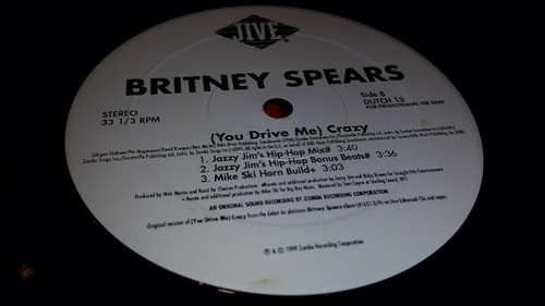 Britney Spears (you Drive Me) Crazy Vinilo Maxi Promo Usa 99 0
