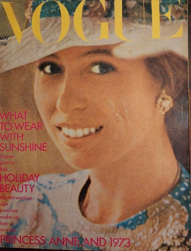 Revista Vogue  Ingles Mayo De 1973. Princess Ann 0