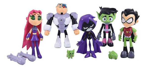 Jóvenes Titanes Set X 5 Figuras 0