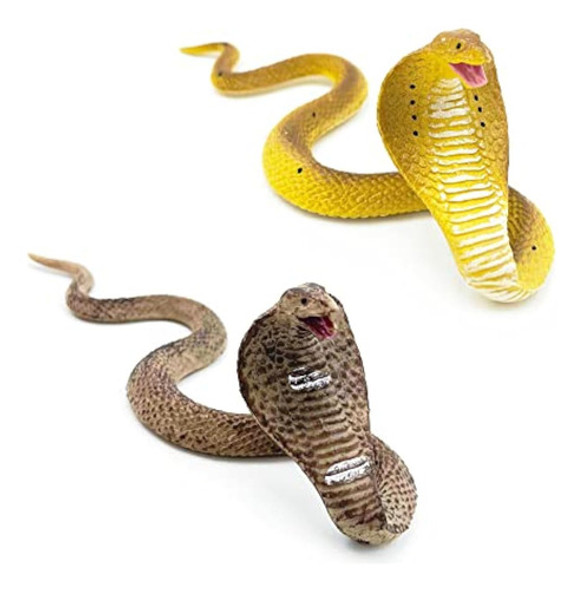 Hohajiu Figuras De Cobra De Juguete De Serpiente 0
