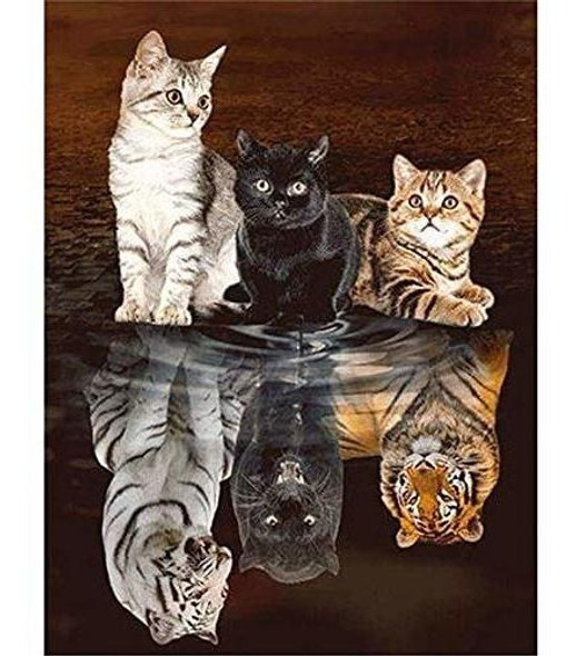 Pintura Por Diamantes 30x40cm Kit Completo [7mw3vsjn] 0