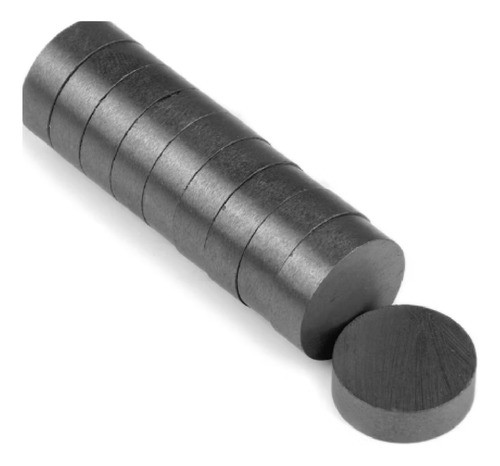 Ímã De Ferrite Ou Cerâmica 15x6 Mm 30 Pç 1000 Gauss 0
