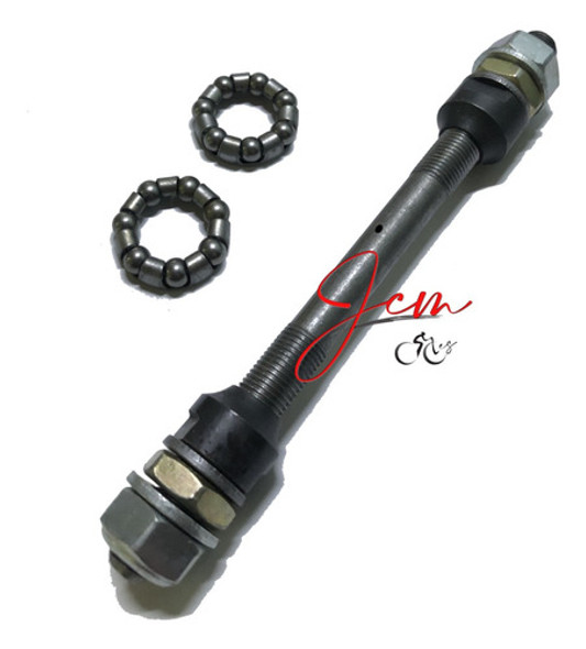 Eje Para Rueda De Bicicleta Trasero (155mm X3/8)+ 2 Jaula 1