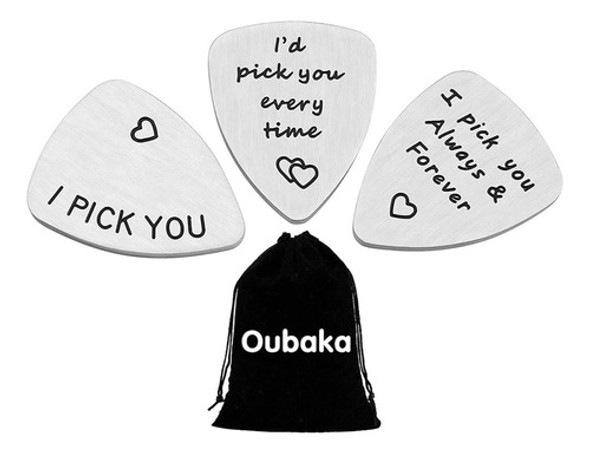 3 Piezas De Púas De Guitarra, Te Elijo A Ti Y Te Elijo Cada 0