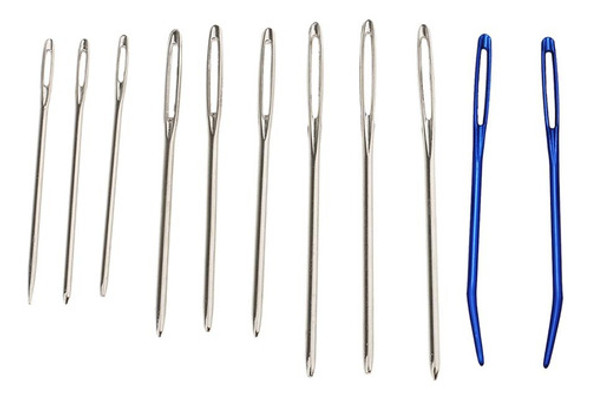 9 Peças De Agulhas Grandes Para Olhos E 2 Peças De Agulhas 0