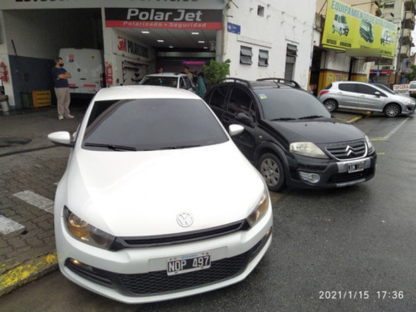 Polarizados Autos Chico/mediano Polarjet Lamina Johnson Usa 0