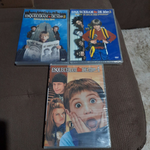 Coleção 3 Dvd Esqueceram De Mim 2 3 E 4 Lacrados 1